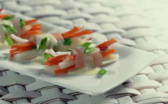 Rollitos de pescado